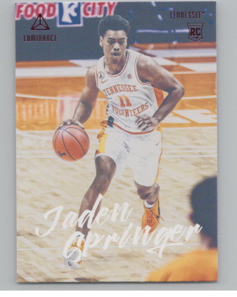 2021-22 Chronicles Draft Picks Luminance Pink #95 Jaden Springer Rookie V105073 Image 1