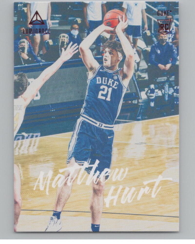 2021-22 Chronicles Draft Picks Luminance Pink #99 Matt Hurt Rookie V105074 Image 1