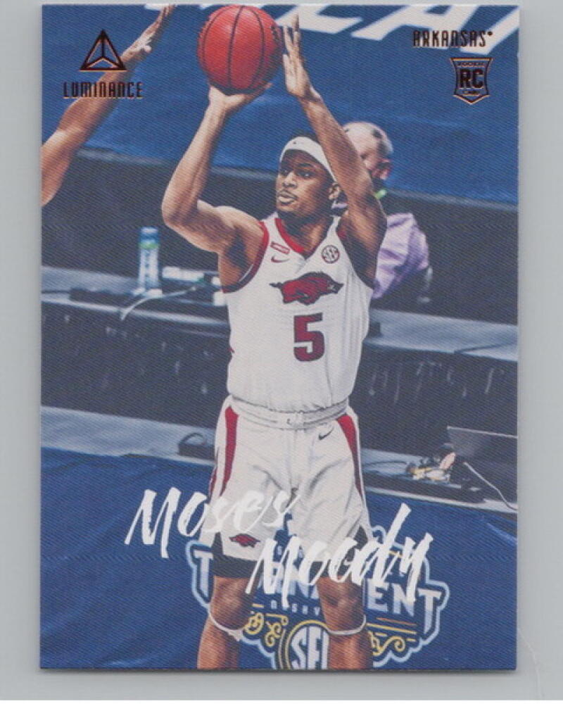 2021-22 Chronicles Draft Picks Luminance Bronze #86 Moses Moody Rookie V105075 Image 1