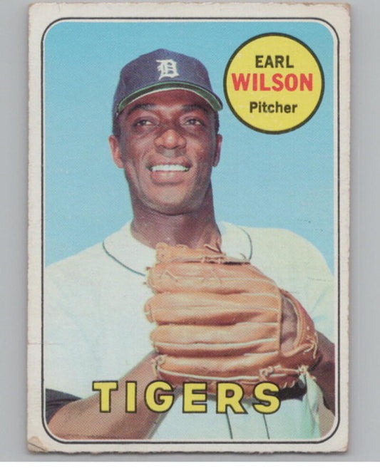 1969 Topps #525 Earl Wilson Baseball Card V105078 Image 1