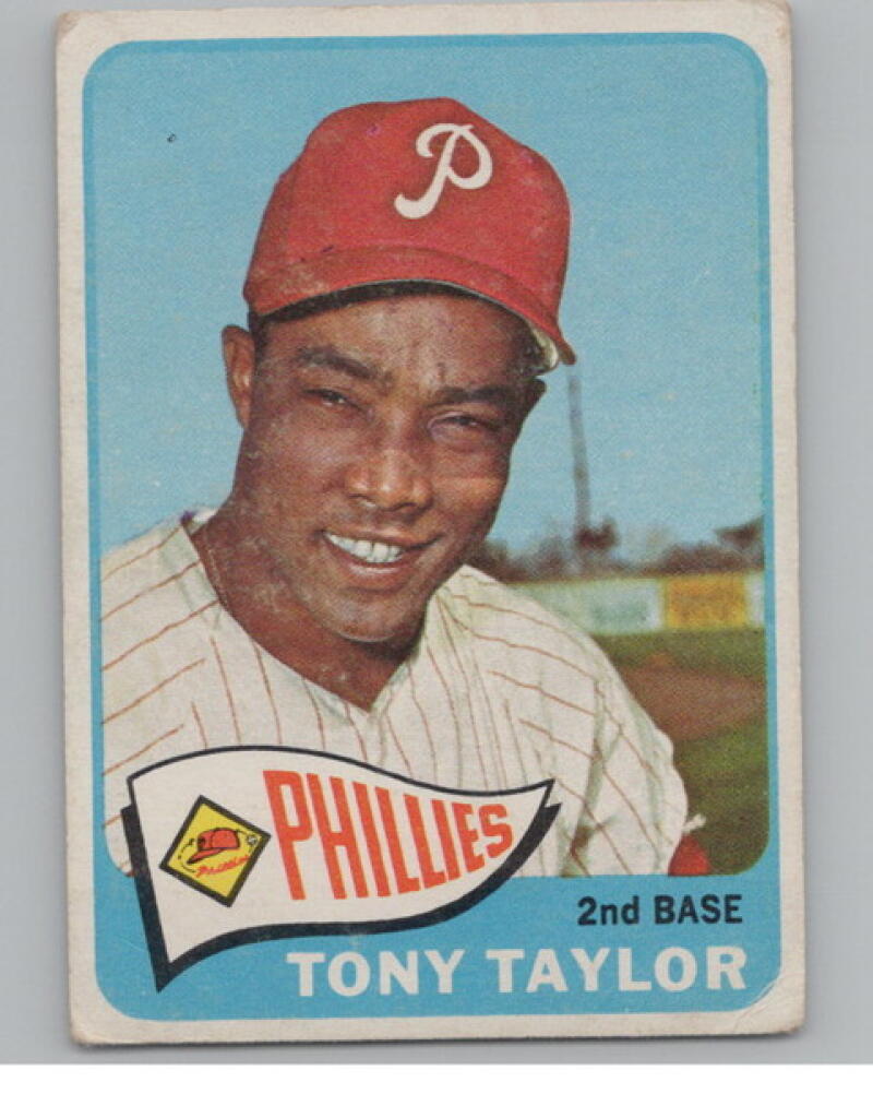 1965 Topps #296 Tony Taylor Baseball Card V105081 Image 1