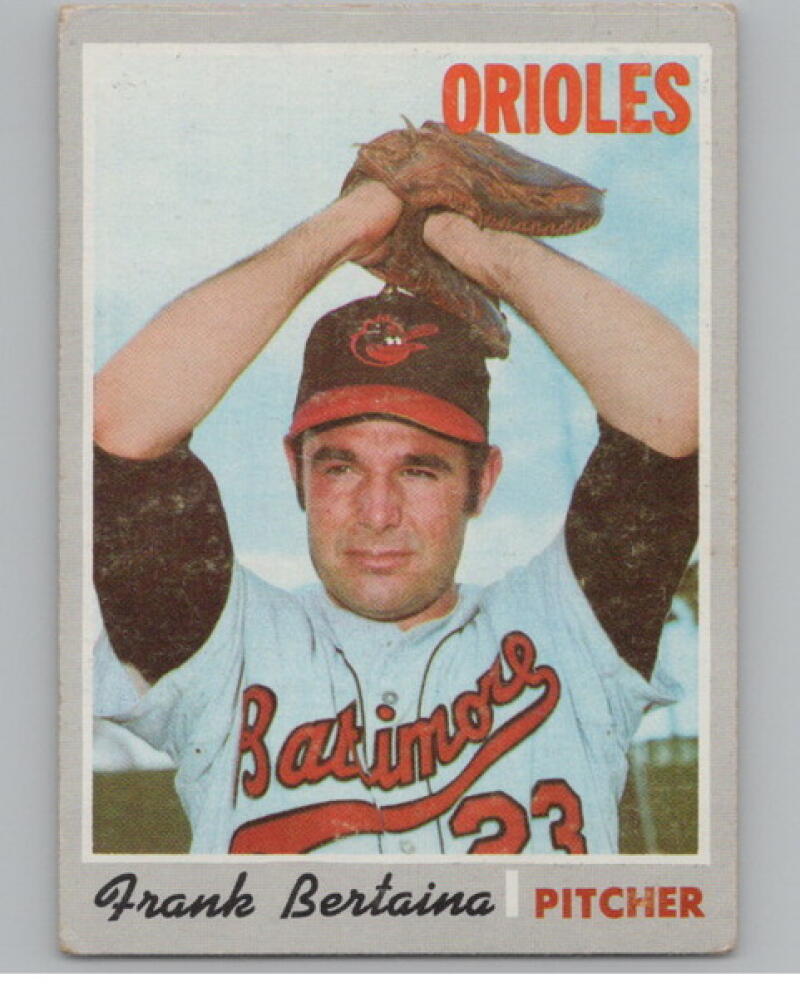1970 Topps #638 Frank Bertaina Baseball Card V105084 Image 1