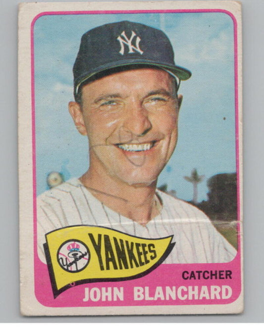 1965 Topps #388 John Blanchard Baseball Card V105085 Image 1