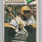 1977 O-Pee-Chee #242 Dave Parker Baseball Card V105093 Image 1
