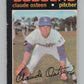 1971 Topps #10 Claude Osteen Baseball Card  V105099 Image 1