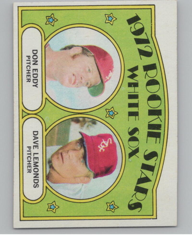 1972 Topps #413 Rookie Stars/Don Eddy RC/Dave Lemonds Baseball V1051055 Image 1