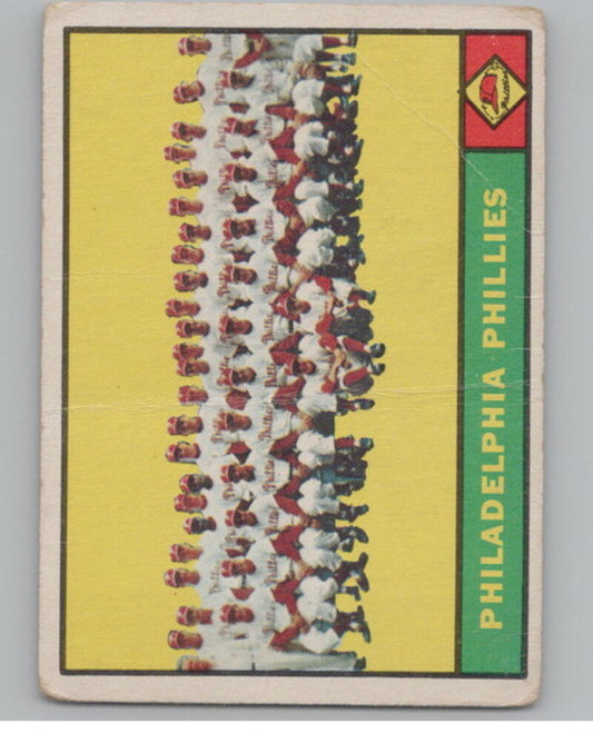 1961 Topps #491 Philadelphia Phillies Team Checklist Baseball V105106 Image 1