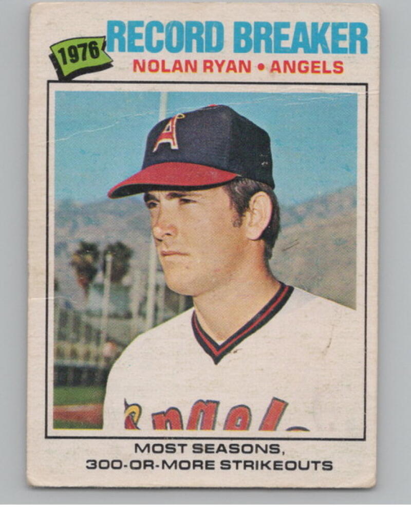 1977 O-Pee-Chee #264 Nolan Ryan RB/Most Seasons 300/More Strikeout V105108 Image 1