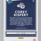 2021-22 Panini Chronicles Donruss Draft Picks #33 Corey Kispert Rookie V105119 Image 2
