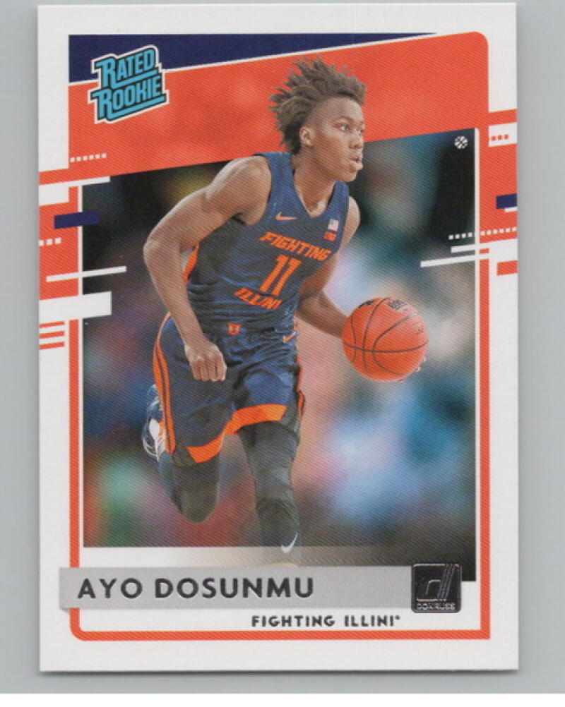 2021-22 Panini Chronicles Donruss Draft Picks #44 Ayo Dosunmu Rookie V105127 Image 1