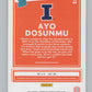 2021-22 Panini Chronicles Donruss Draft Picks #44 Ayo Dosunmu Rookie V105127 Image 2