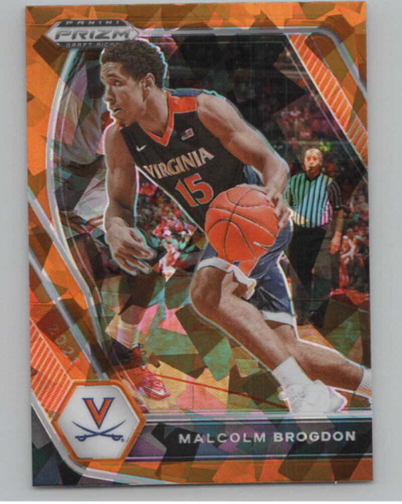 2021-22 Panini Prizm Draft Picks Prizms Orange Ice #74 Malcolm Brogdon V105138 Image 1