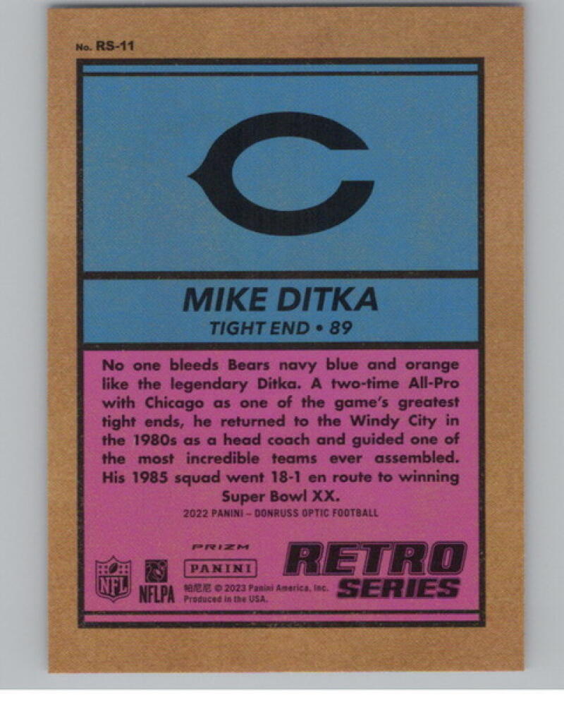 2022 Donruss Optic Retro Series #7 Jim Kelly Football V105141 Image 2