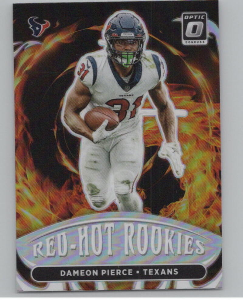 2022 Donruss Optic Red Hot Rookies #10 Dameon Pierce Football V105144 Image 1