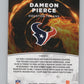 2022 Donruss Optic Red Hot Rookies #10 Dameon Pierce Football V105144 Image 2