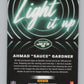 2022 Donruss Optic Light it Up #19 Ahmad Gardner Rookie RC Football V105149 Image 2