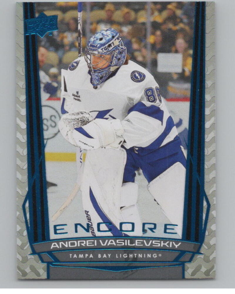 2025-26 Upper Deck Encore Blue #E61 Andrei Vasilevskiy Hockey V105154 Image 1