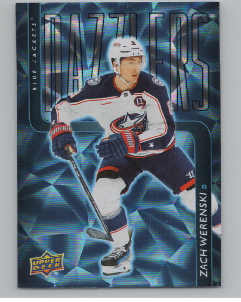 2025-26 Upper Deck Dazzlers Blue #DZ12 Zach Werenski Hockey V105159 Image 1