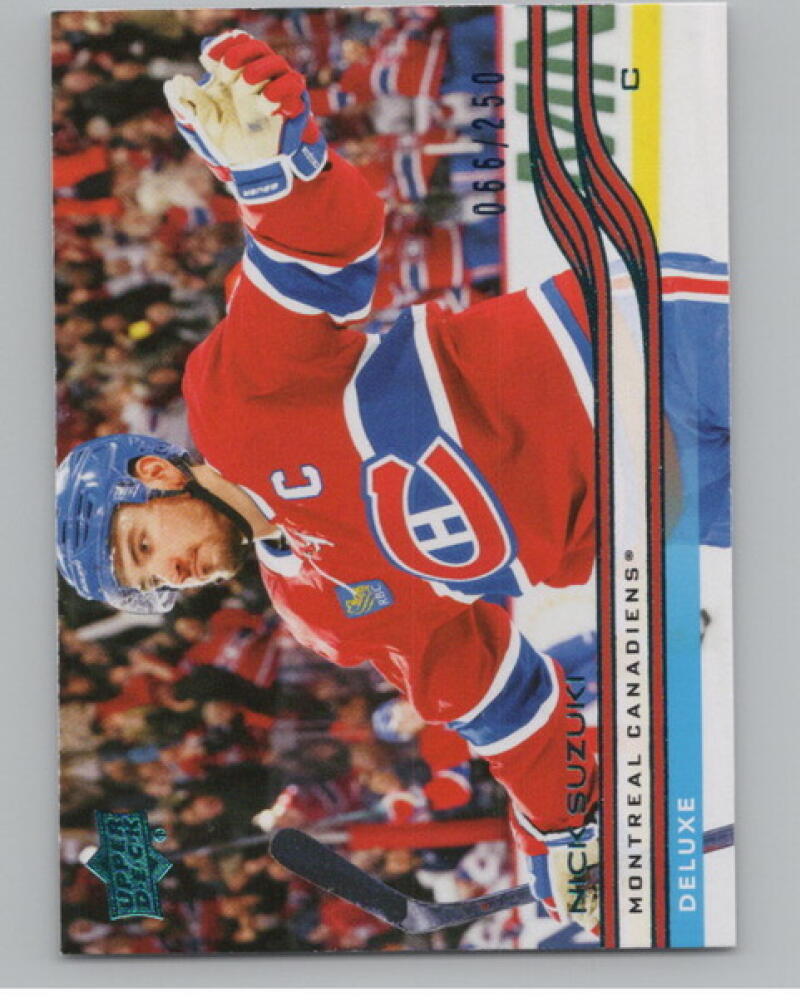 2025-26 Upper Deck Deluxe #90 Nick Suzuki 66/250 Hockey V105160 Image 1