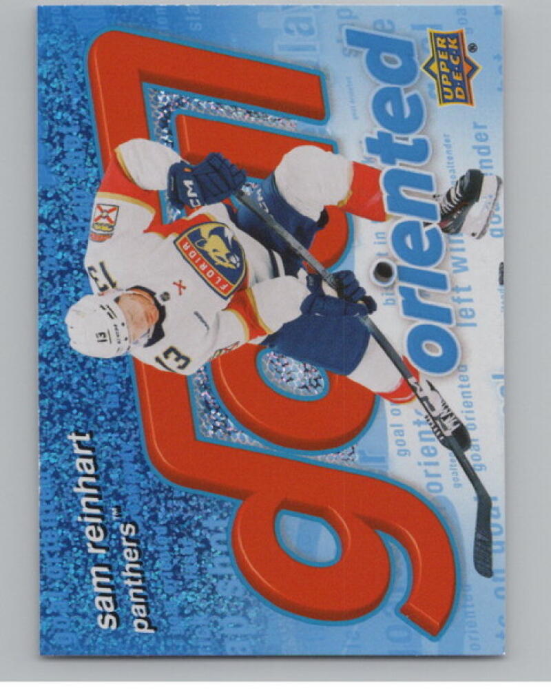 2025-26 Upper Deck Goal Oriented Speckle #GO12 Sam Reinhart Hockey V105161 Image 1