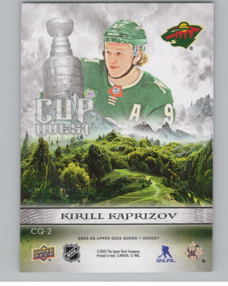 2025-26 Upper Deck Cup Quest #CQ2 Kirill Kaprizov Hockey V105172 Image 2