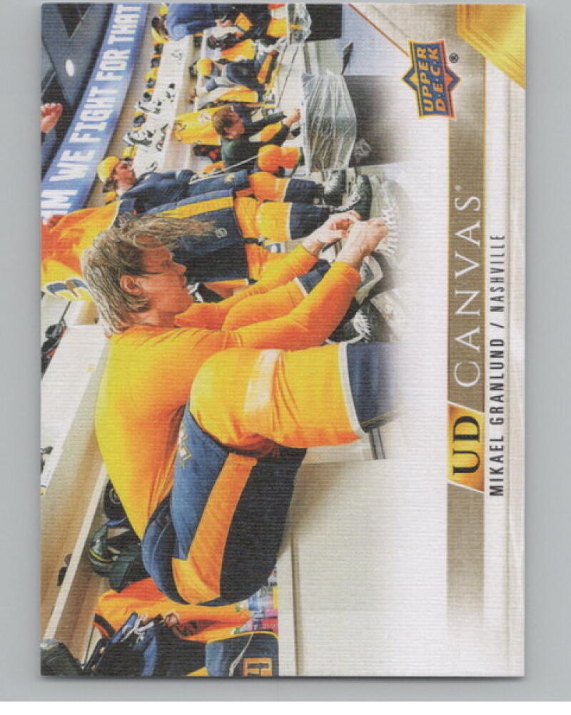 2022-23 Upper Deck UD Canvas #C46 Mikael Granlund Hockey V105180 Image 1