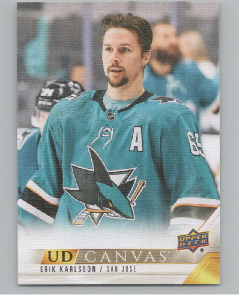 2022-23 Upper Deck UD Canvas #C66 Erik Karlsson Hockey V105185 Image 1