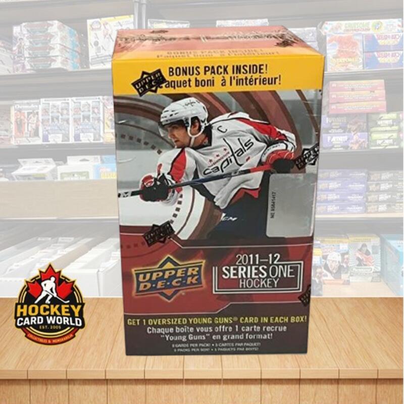 2011-12 Upper Deck Series 1 Hockey Blaster Box - with Oversize YG Image 1