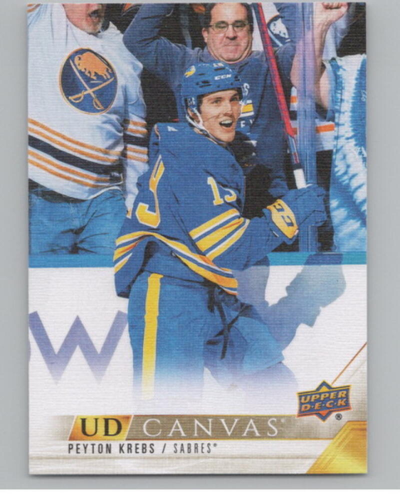 2022-23 Upper Deck UD Canvas #C10 Peyton Krebs Hockey V105190 Image 1