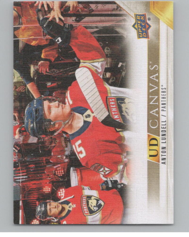 2022-23 Upper Deck UD Canvas #C36 Anton Lundell Hockey V105193 Image 1