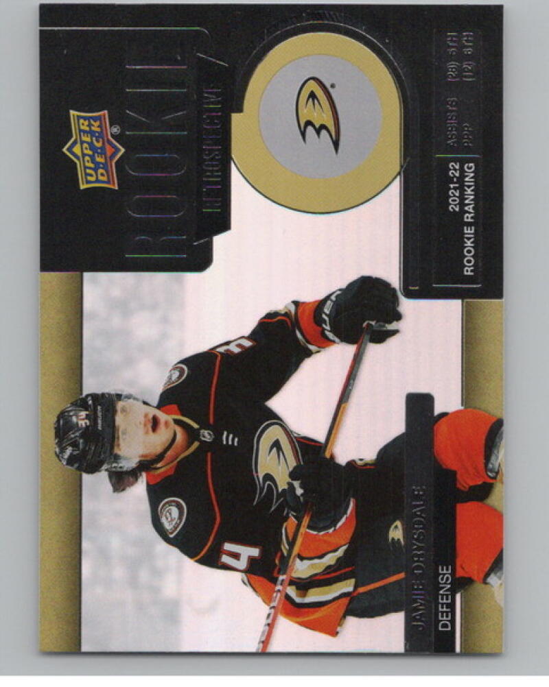 2022-23 Upper Deck Rookie Retrospective #RR4 Jamie Drysdale Hockey V105197 Image 1