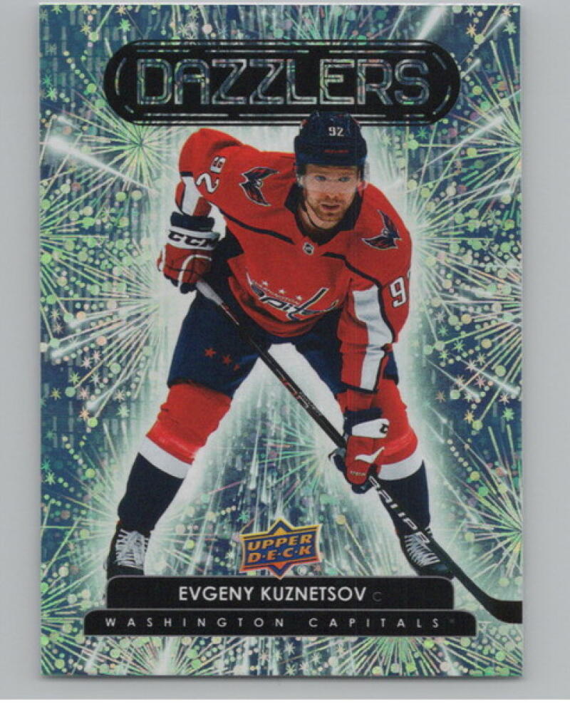 2022-23 Upper Deck Dazzlers Green #DZ13 Evgeny Kuznetsov Hockey V105202 Image 1