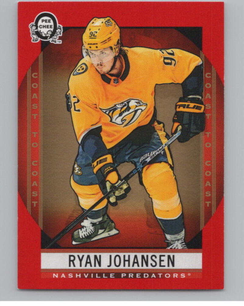 2018-19 O-Pee-Chee Coast to Coast Red #6 Ryan Johansen Hockey V105203 Image 1
