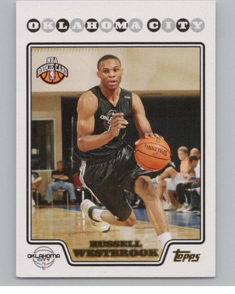 2008-09 Topps Gold Foil #199 Russell Westbrook Rookie RC Basketball V105206 Image 1