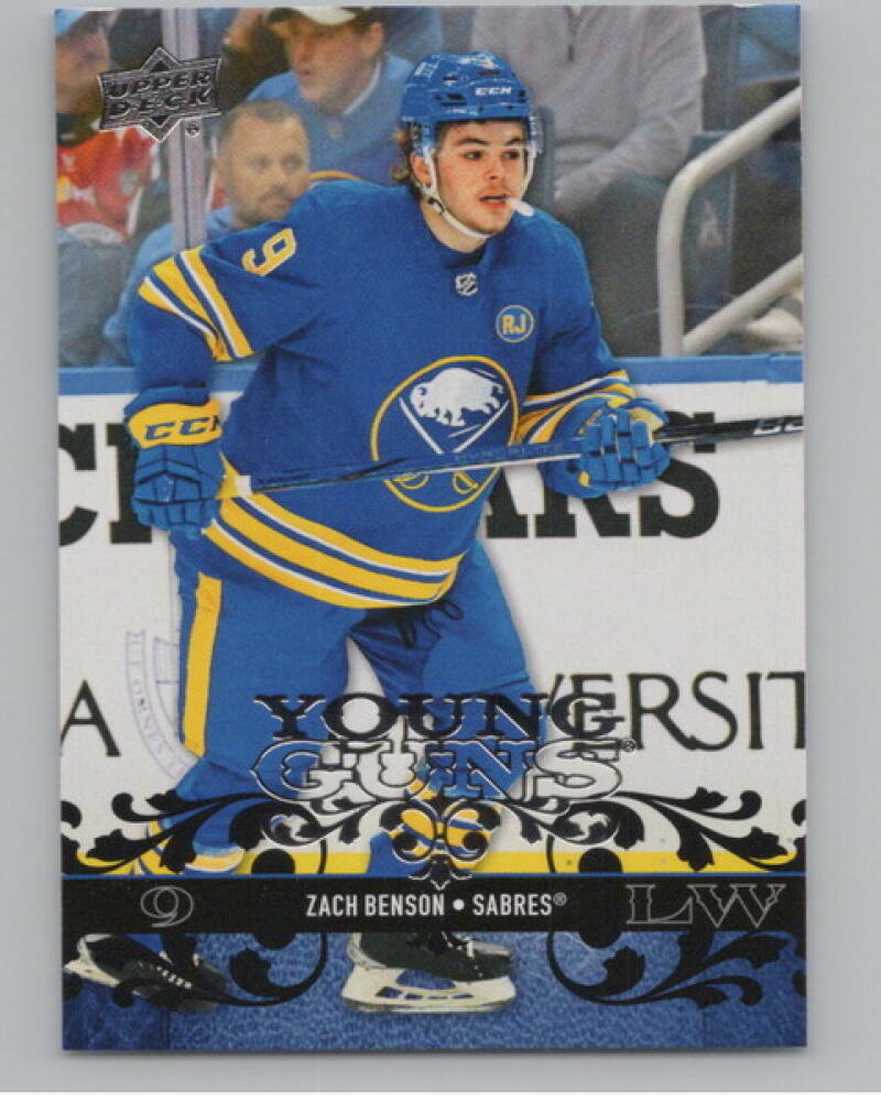 2023-24 Upper Deck '08-09 Upper Deck Retro #T29 Zach Benson Rookie RC YG V105219 Image 1