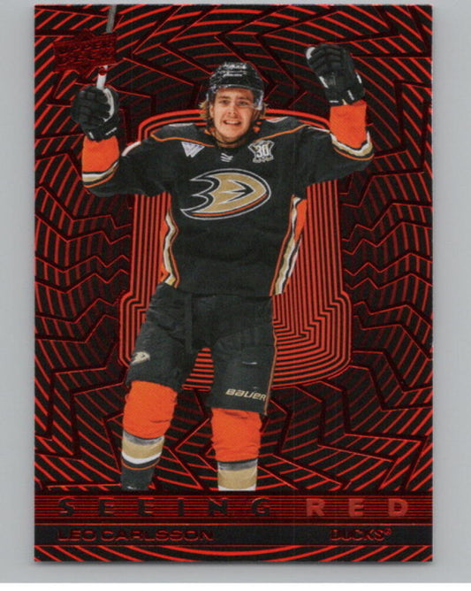 2023-24 Upper Deck Seeing Red #SR62 Leo Carlsson V105239 Image 1
