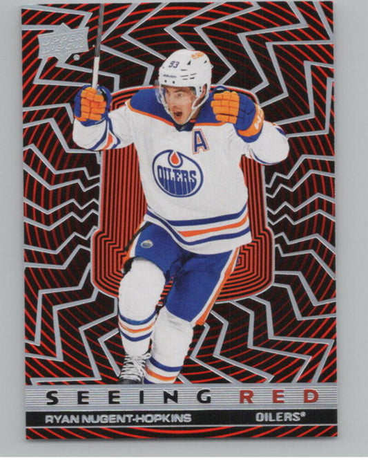 2023-24 Upper Deck Seeing Red Silver Spectrum #SR67 Ryan Nugent-Hopkins V105241 Image 1