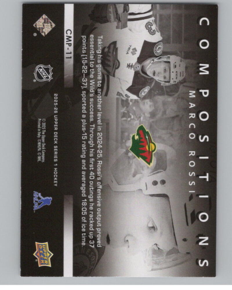 22025-26 Upper Deck Compositions #CMP11 Marco Rossi V105248 Image 2