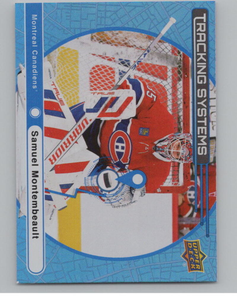 2025-26 Upper Deck Tracking Systems #TS15 Samuel Montembeault V105251 Image 1
