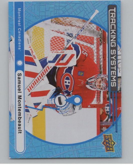 2025-26 Upper Deck Tracking Systems #TS15 Samuel Montembeault V105251 Image 1