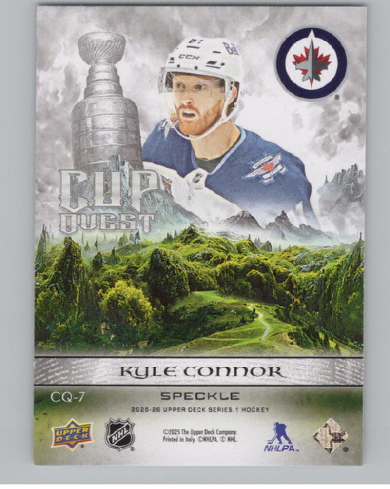 2025-26 Upper Deck Cup Quest Speckle #CQ7 Kyle Connor V105255 Image 2