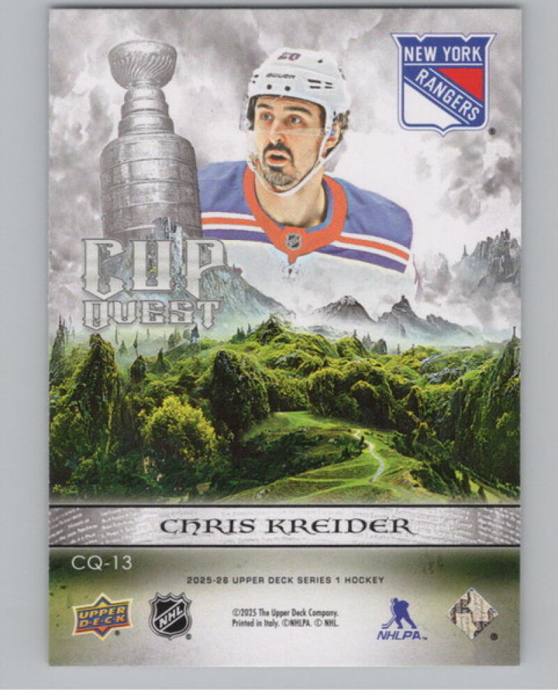 2025-26 Upper Deck Cup Quest #CQ13 Chris kreider V105257 Image 2
