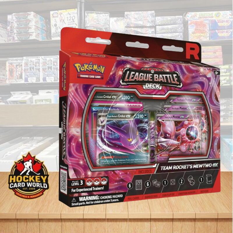 2025 Pokemon TCG: Team Rocketâs Mewtwo ex League Battle Deck Image 1