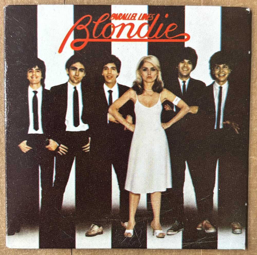 1981-83 Amurol Chu-Bops Vintage 3" Music Album Cover #9 Blondie Image 1