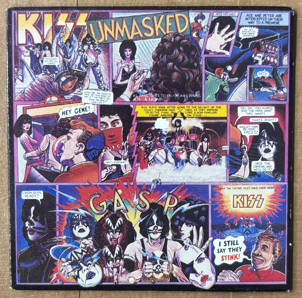 1981-83 Amurol Chu-Bops Vintage 3" Music Album Cover #14 Kiss Image 1