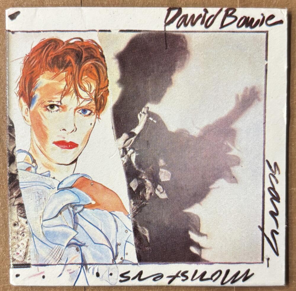 1981-83 Amurol Chu-Bops Vintage 3" Music Album Cover #32 David Bowie Image 1