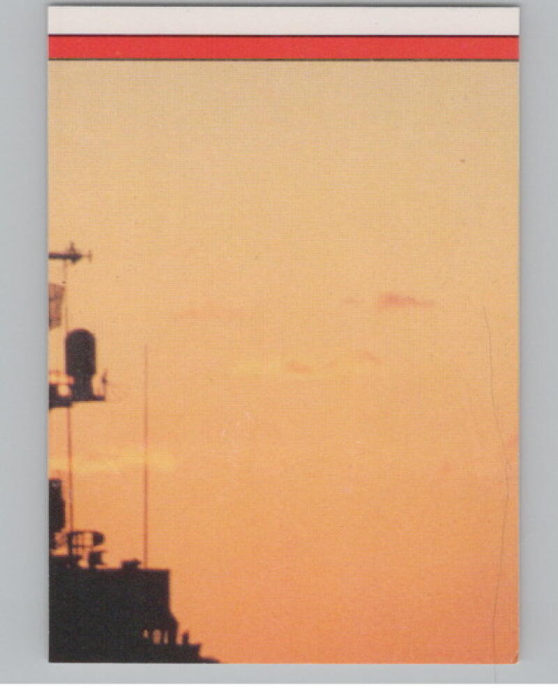 1991 Topps Desert Storm Stickers #4 8th Field Artillery Motto: Daring V105272 Image 2