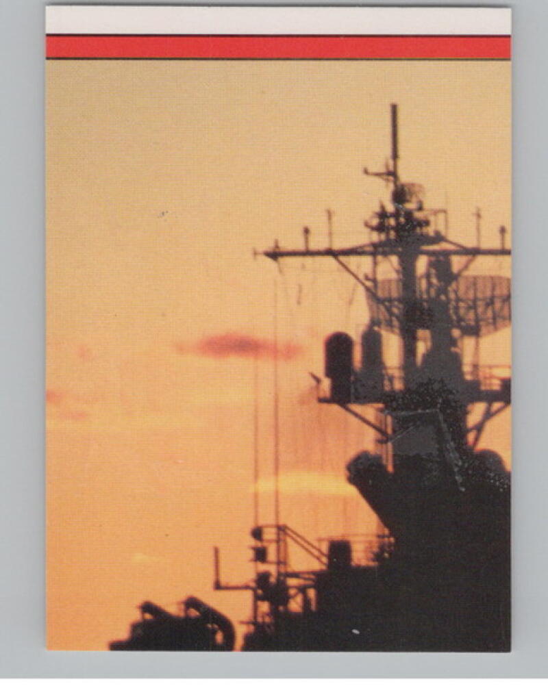 1991 Topps Desert Storm Stickers #5 320th Field Artillery Motto: Willing V105275 Image 2