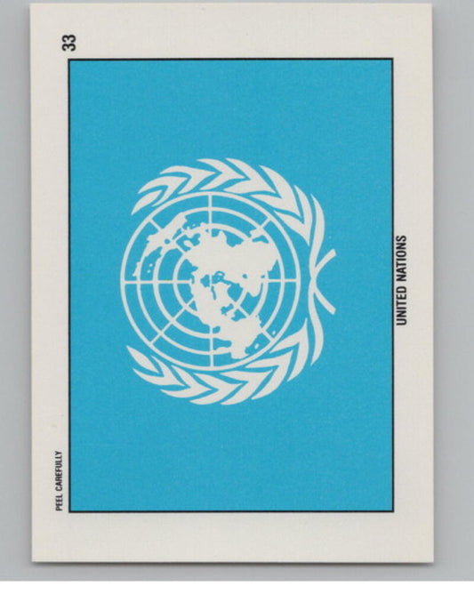 1991 Topps Desert Storm Stickers #33 United Nations V105296 Image 1