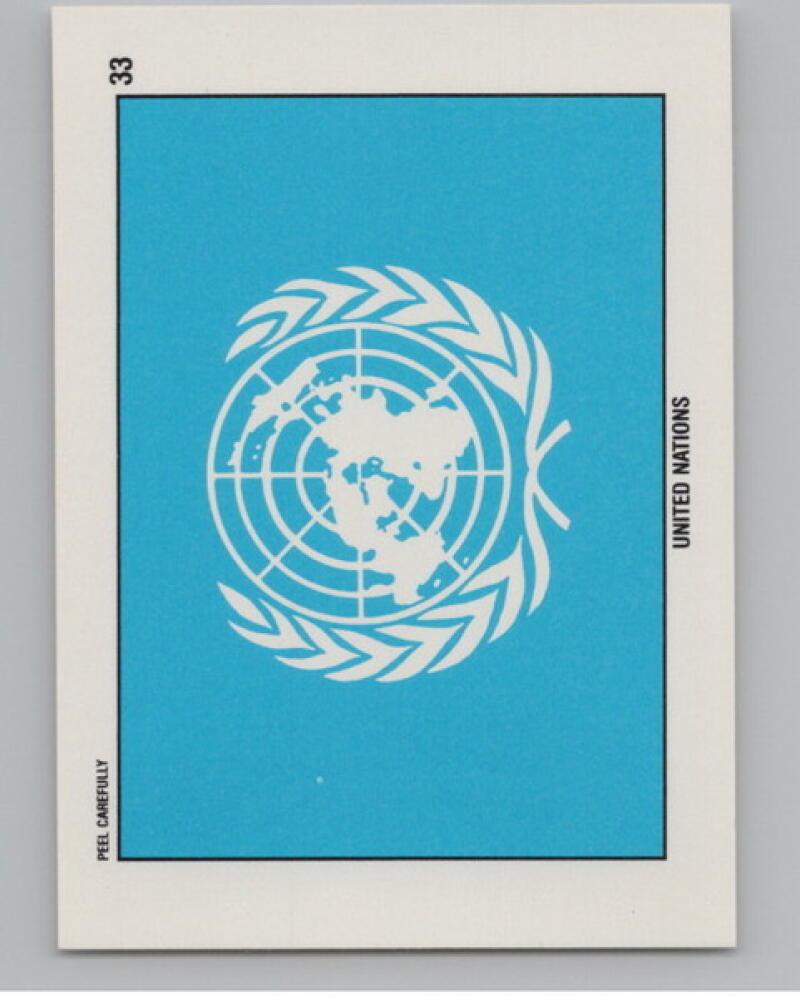 1991 Topps Desert Storm Stickers #33 United Nations V105297 Image 1